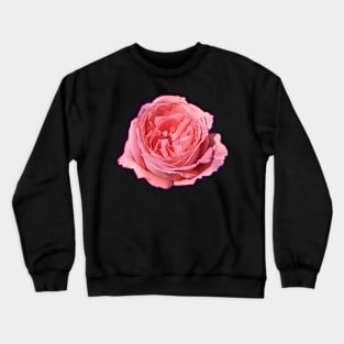 Pink Rose Flower Crewneck Sweatshirt